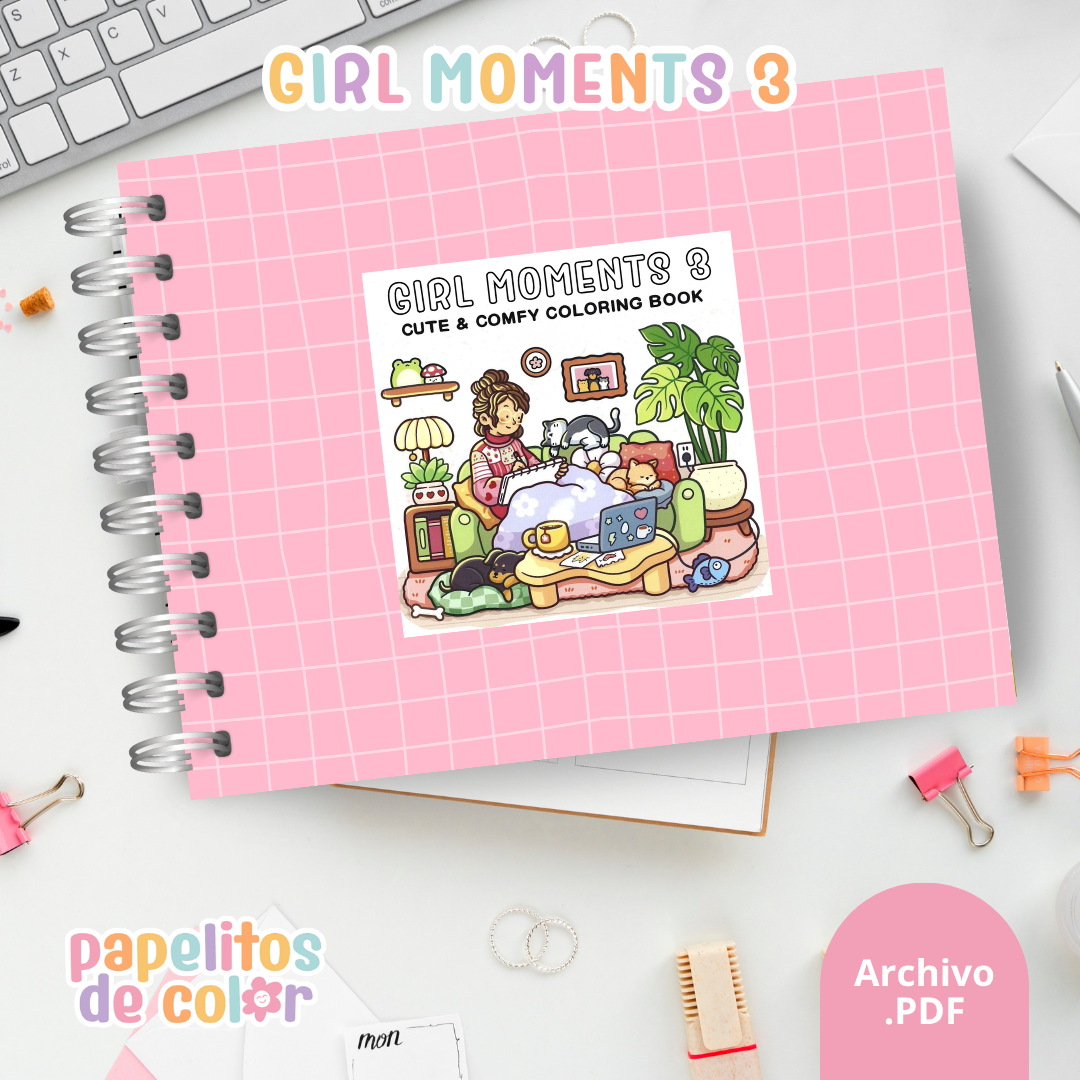 💖 Libro para Pintar Girl Moments 3✨