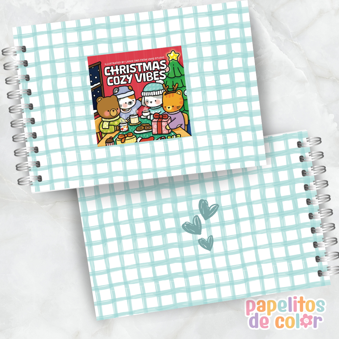 🎄✨ Libro para pintar Christmas Cozy Vibes ✨🎄