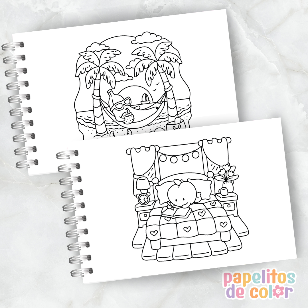 🍪✨ Libro para pintar cozy foodie ✨🍩