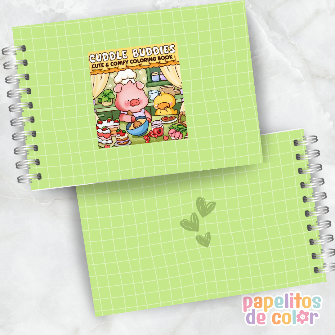 🧸 Libro para Pintar Cuddle Buddies✨