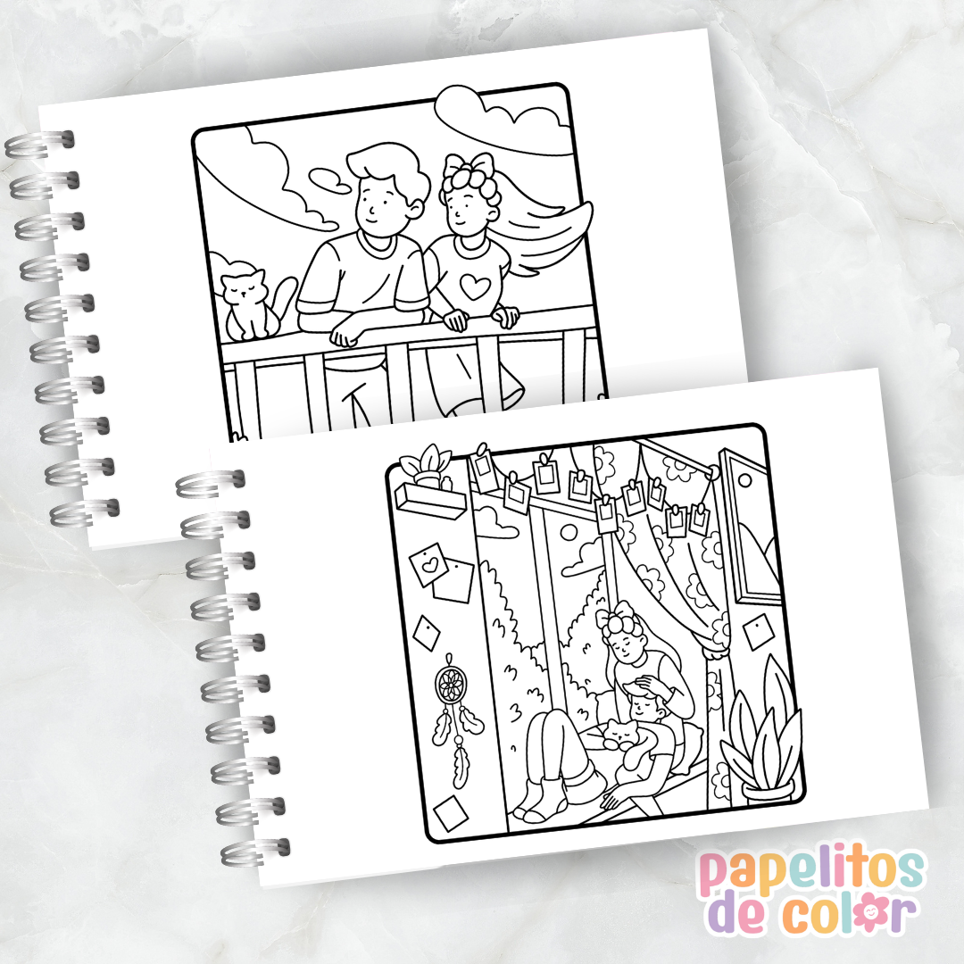 🐱 Libro para Pintar Purr Moments✨