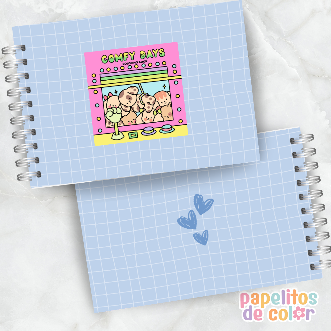 ☁️ Libro para Pintar Comfy Days 2✨