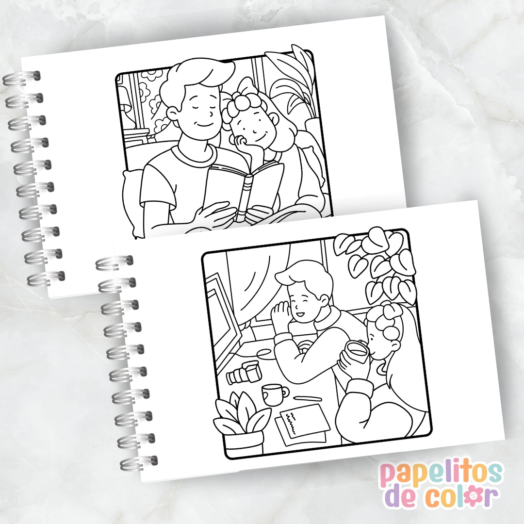 🐱 Libro para Pintar Purr Moments✨
