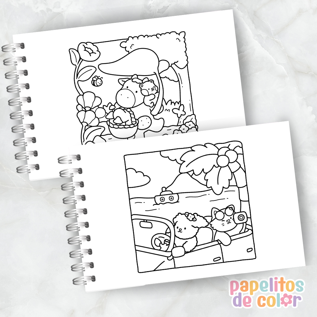 🧸✨ Libro para pintar cuddle cuties ✨💖