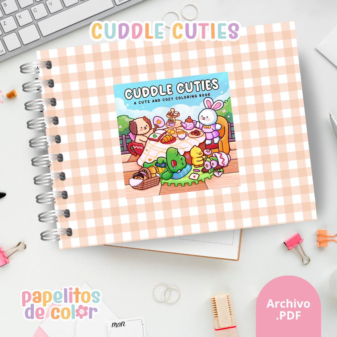 🧸✨ Libro para pintar cuddle cuties ✨💖