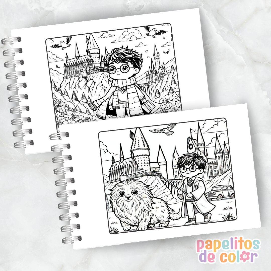 🪄✨ Libro para pintar Harry Potter ✨📖