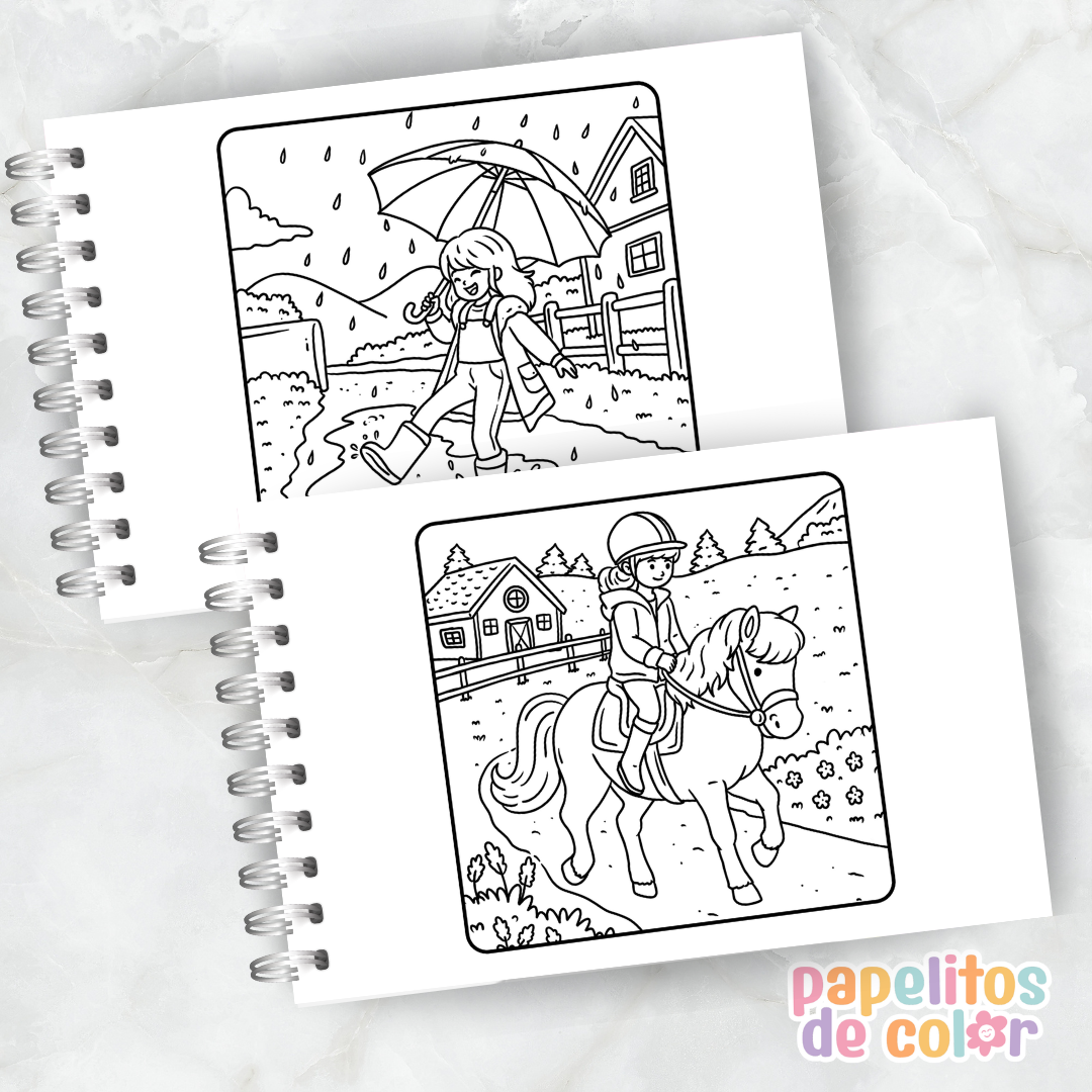 💖 Libro para Pintar Girl Moments 3✨