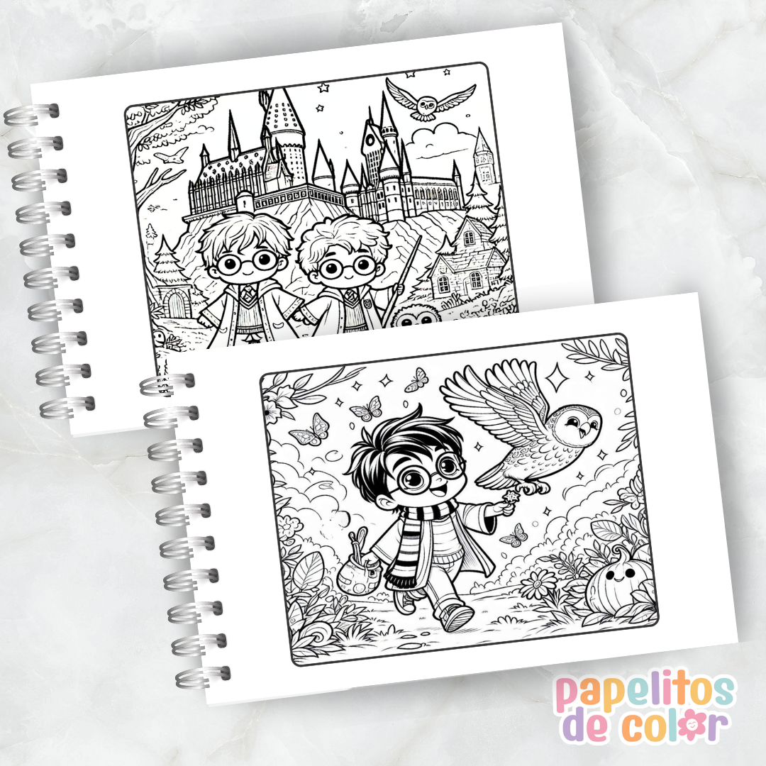🪄✨ Libro para pintar Harry Potter ✨📖