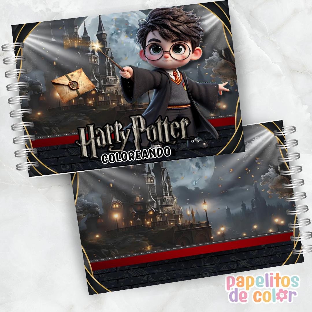 🪄✨ Libro para pintar Harry Potter ✨📖