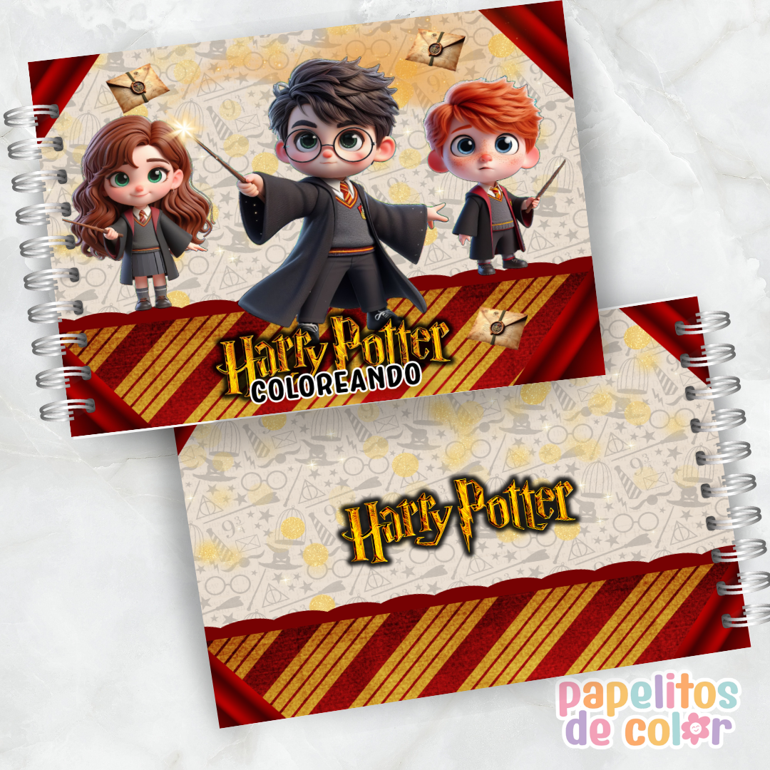 🪄✨ Libro para pintar Harry Potter ✨📖