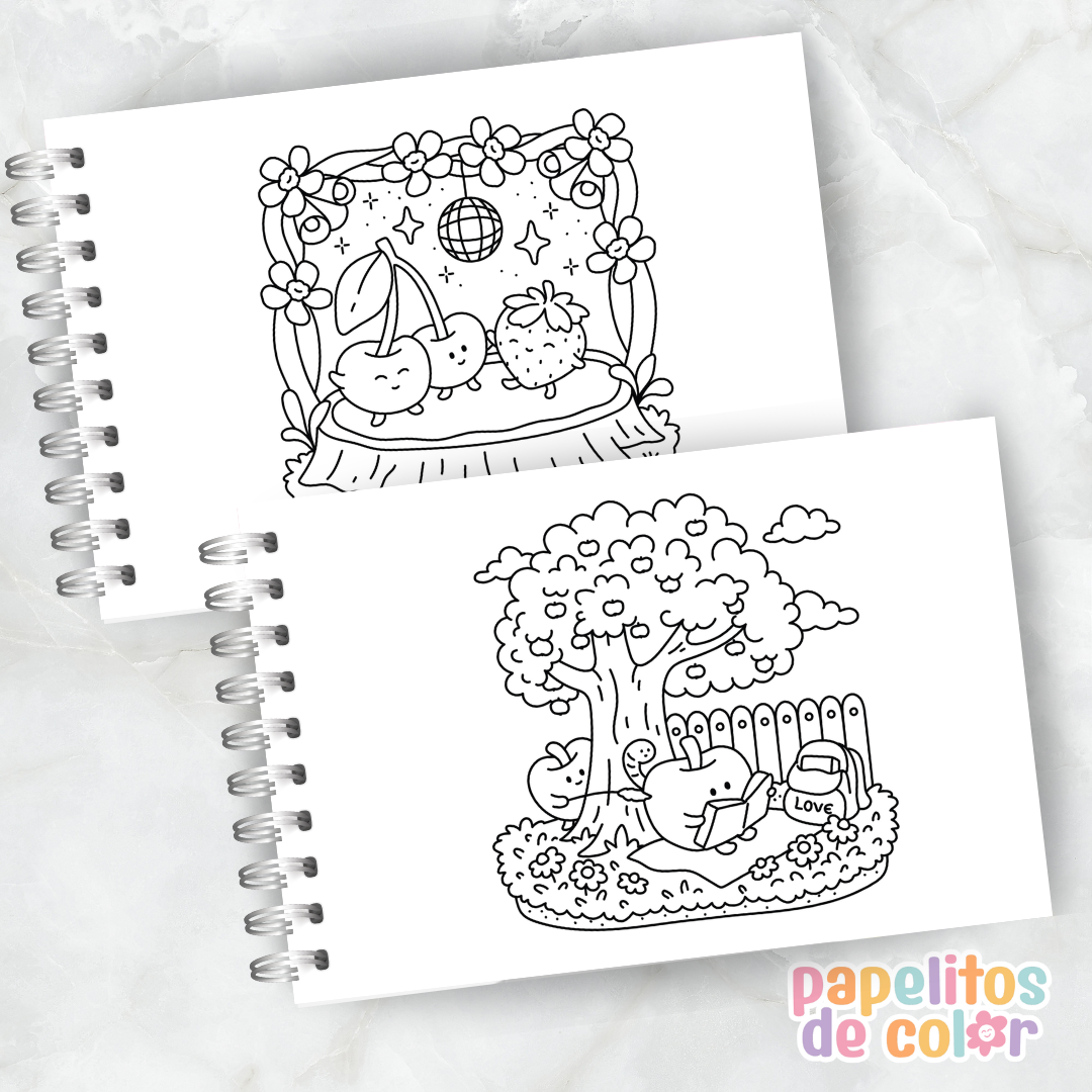 🍪✨ Libro para pintar cozy foodie ✨🍩