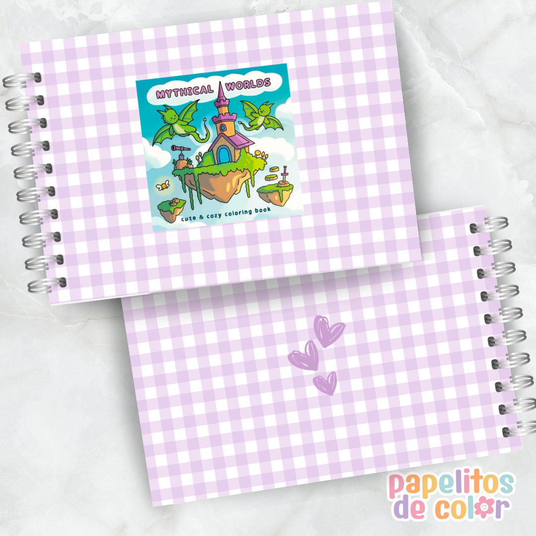 🧙‍♂️✨ Libro para pintar mystical world ✨🐉