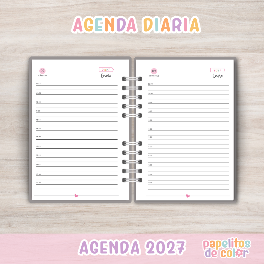 ✨Agenda Allegra 2027 - Diaria✨