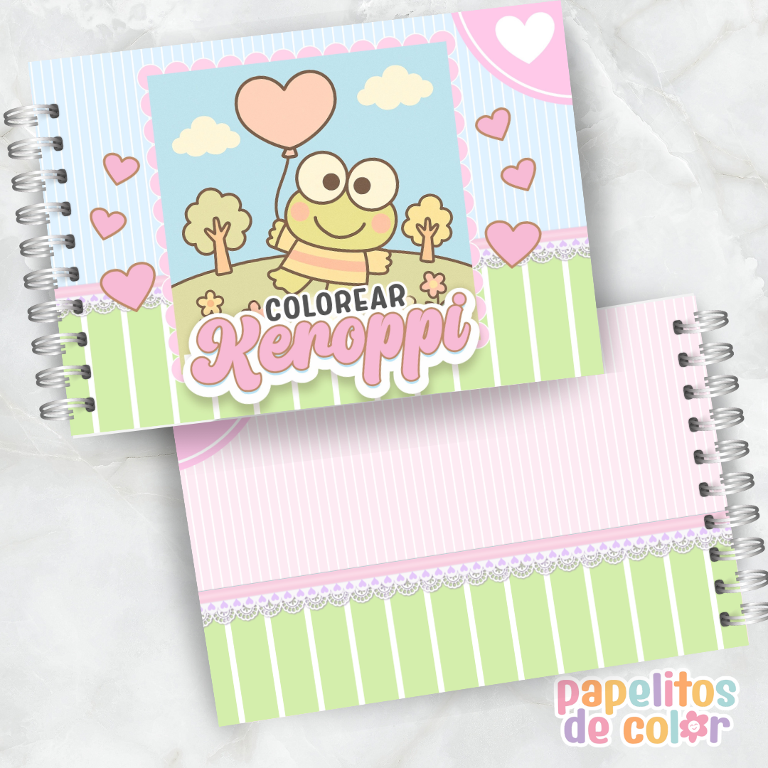 🐸✨ Libro para pintar Keroppi ✨🐸