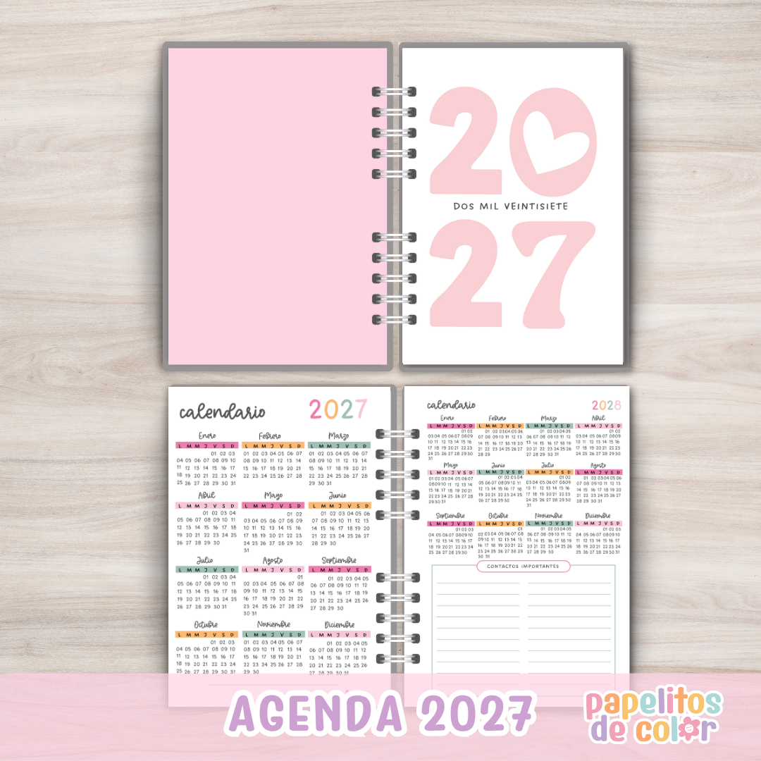 ✨Agenda Allegra 2027 - Diaria✨