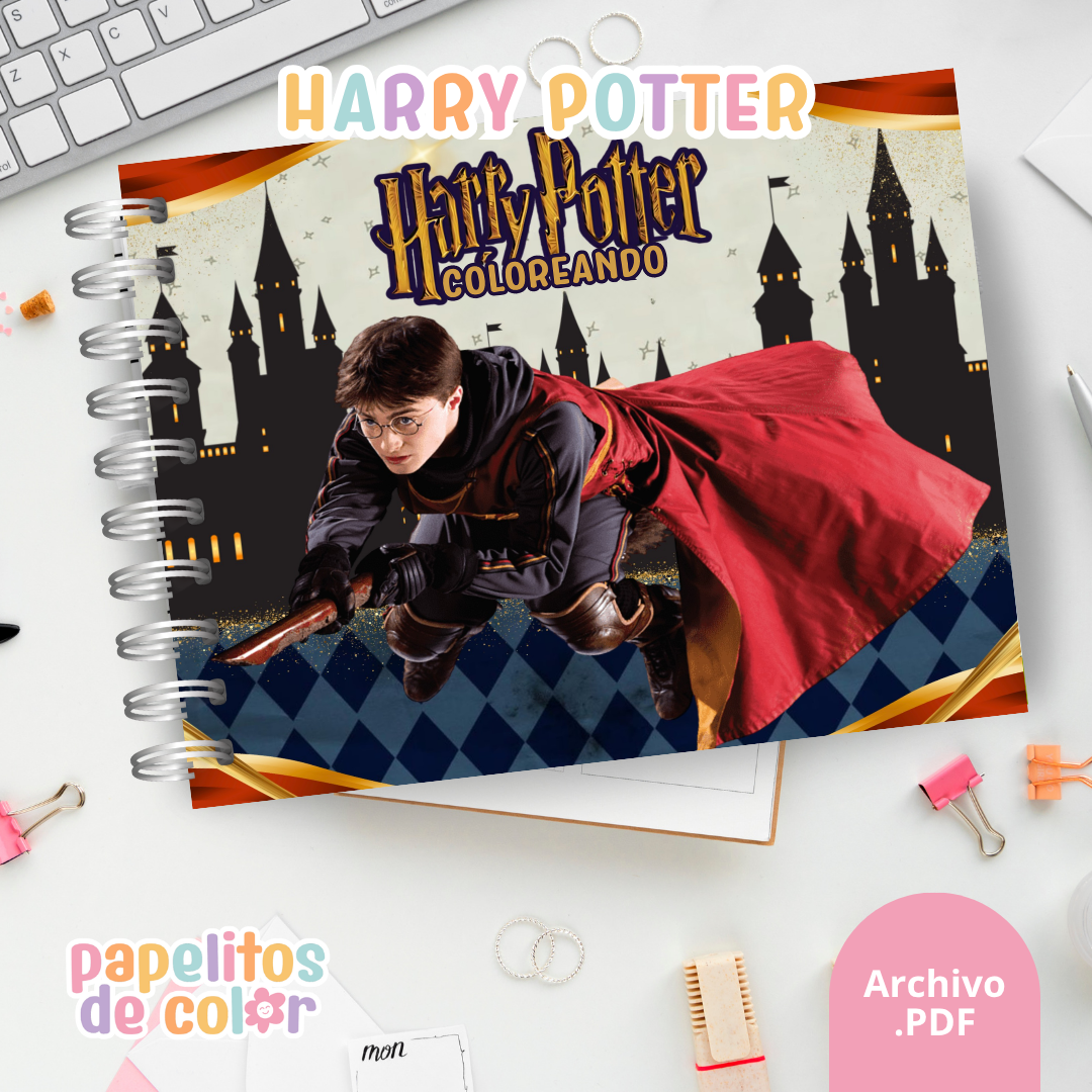 ⚡✨ Libro para pintar Harry Potter Vol. 2 ✨⚡