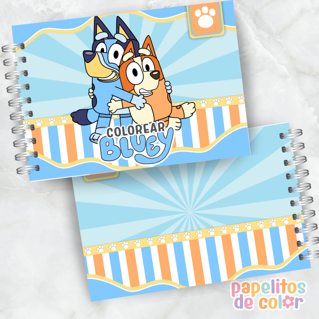 💙✨ Libro para pintar Bluey ✨💙