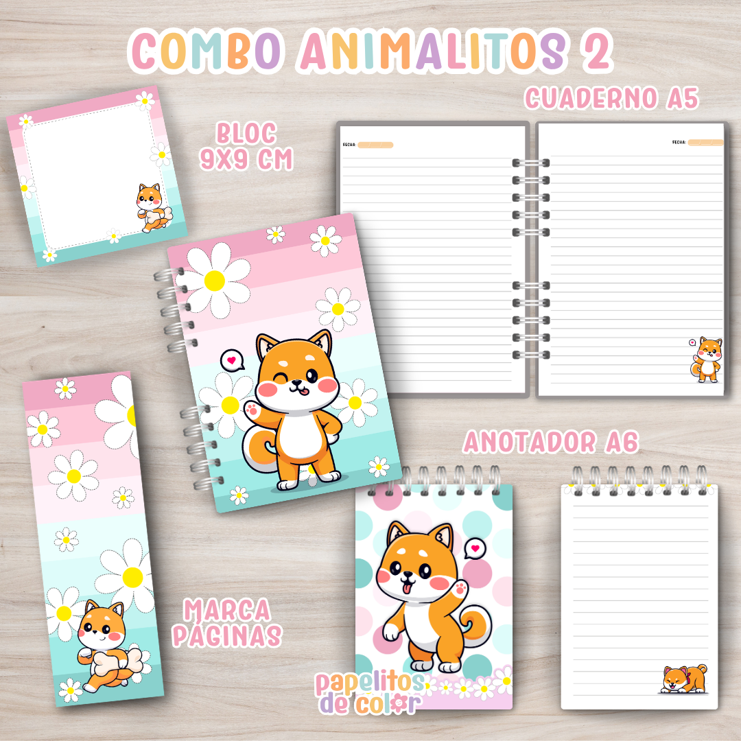 🐾 Combo Animalitos Vol.2 🐱🐶🌵