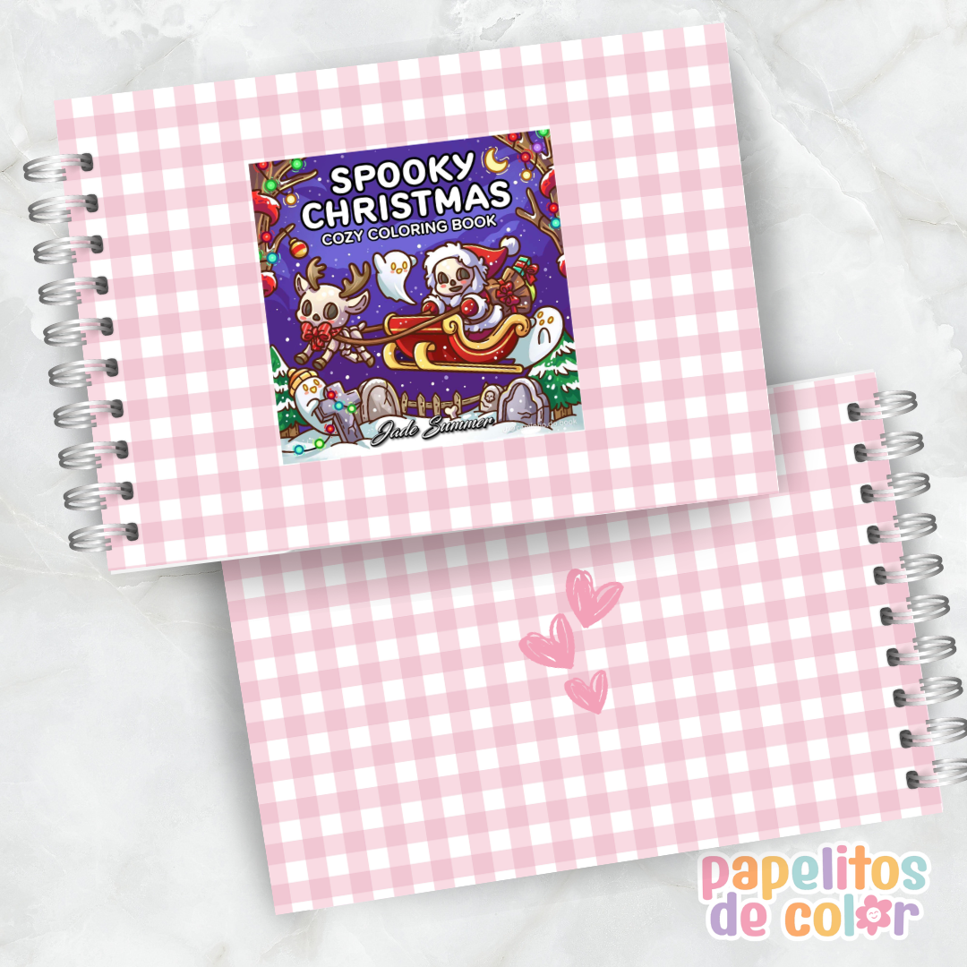 🎄👻 Libro para pintar Spooky Christmas ✨🎨