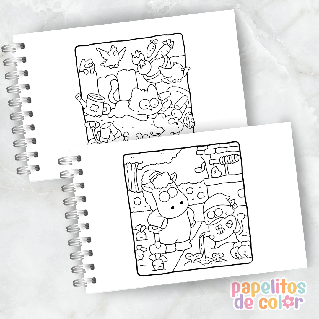 🐱✨ Libro para pintar Little Cat ✨🎨