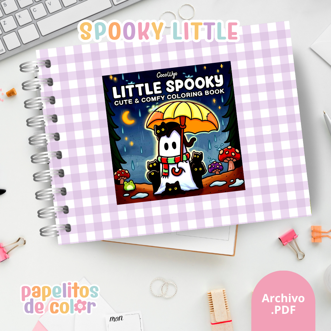 🖤👻 Libro para pintar Little Spooky ✨🎨