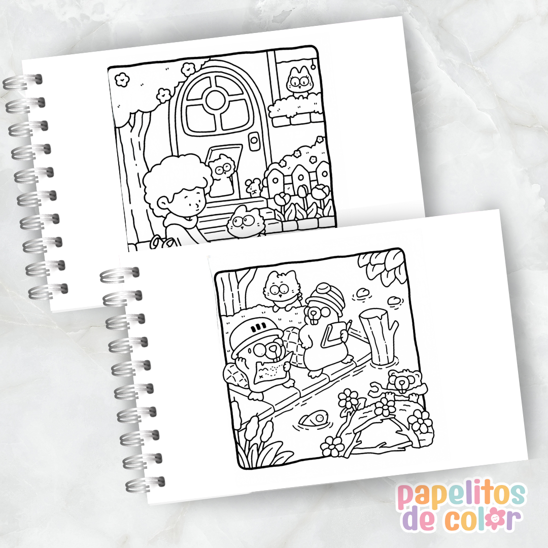 🐱✨ Libro para pintar Little Cat ✨🎨