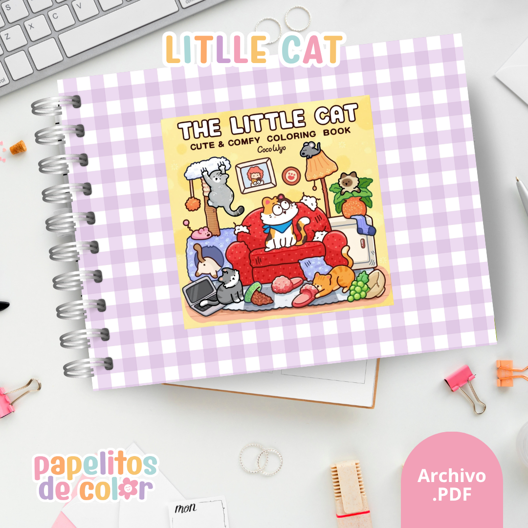 🐱✨ Libro para pintar Little Cat ✨🎨