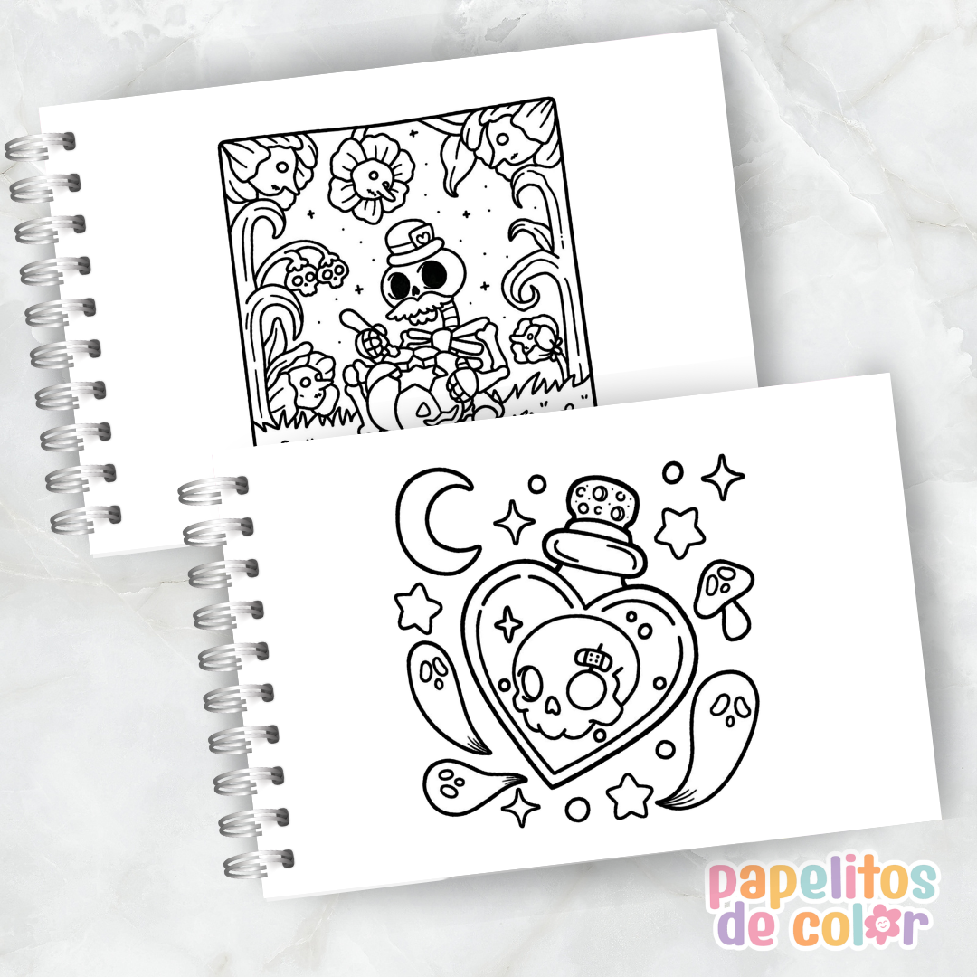 👻✨ Libro para pintar Spookie Cute ✨🎨