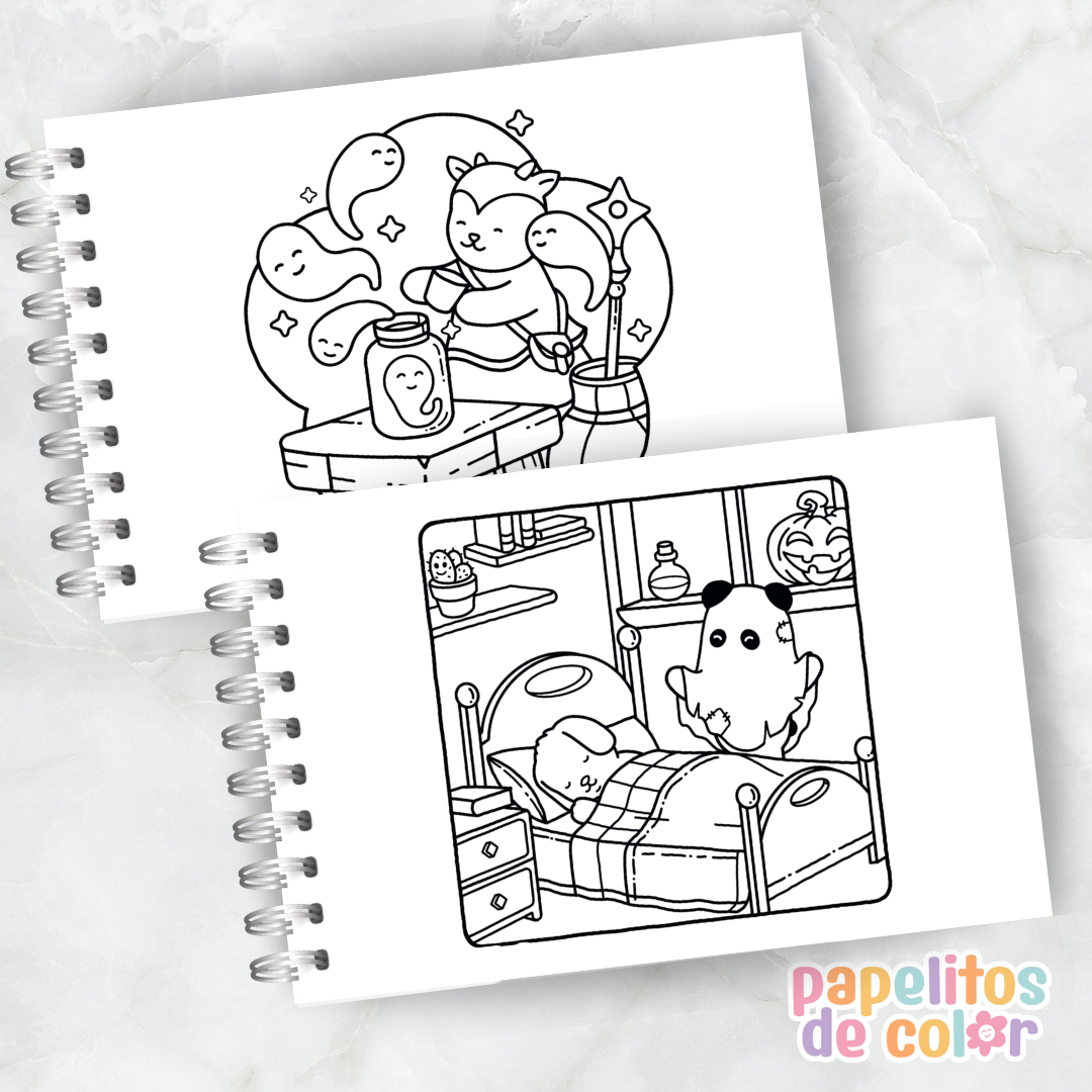 🤎✨ Libro para pintar Browmies ✨🎨