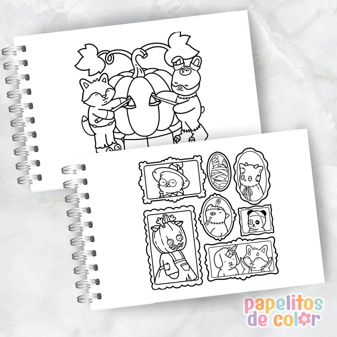 🤎✨ Libro para pintar Browmies ✨🎨