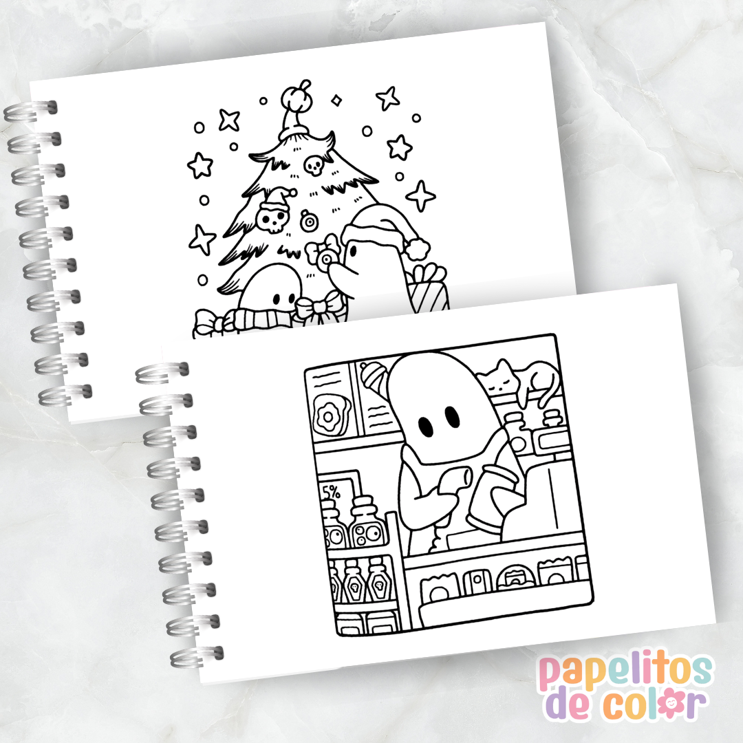 🖤👻 Libro para pintar Little Spooky ✨🎨