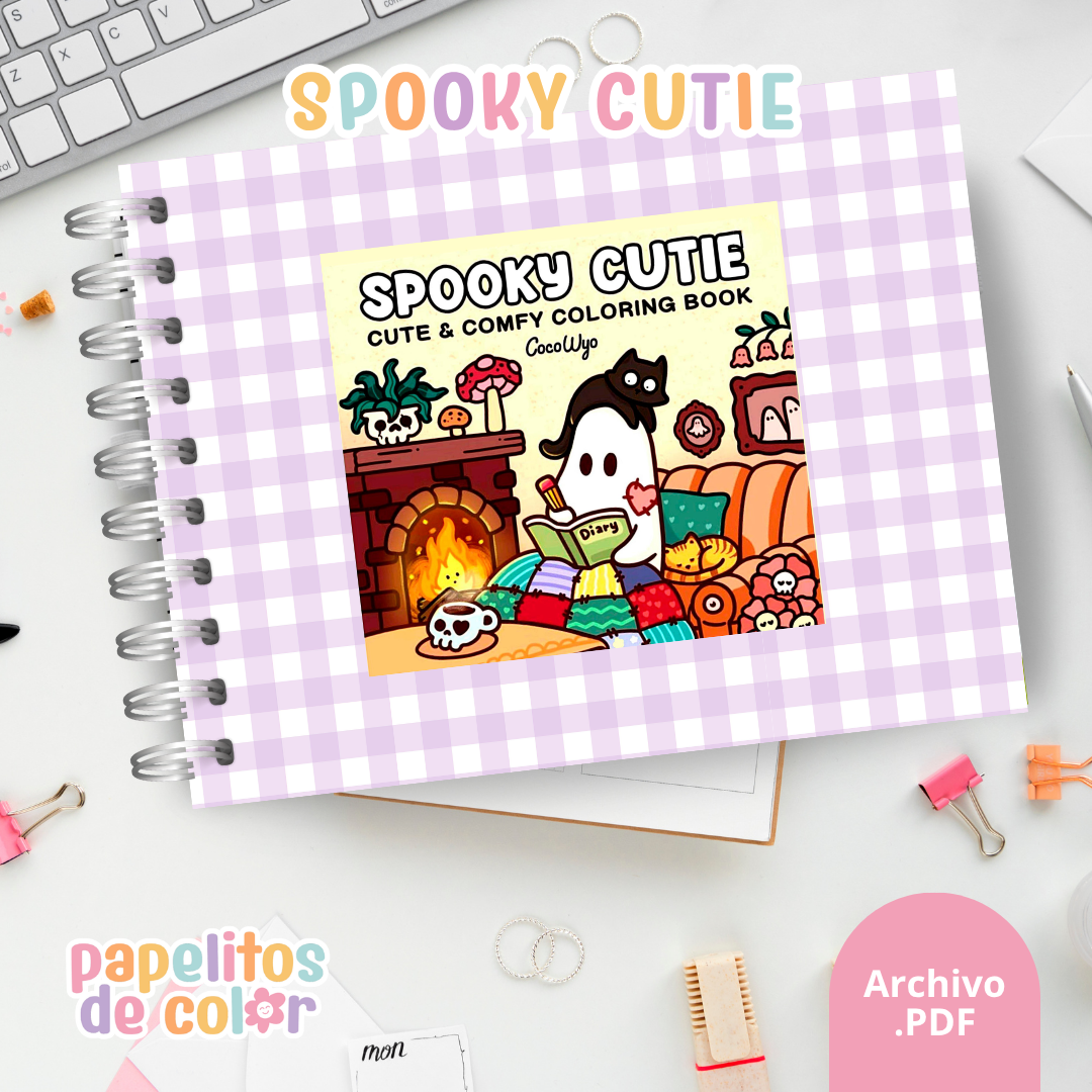 👻✨ Libro para pintar Spookie Cute ✨🎨