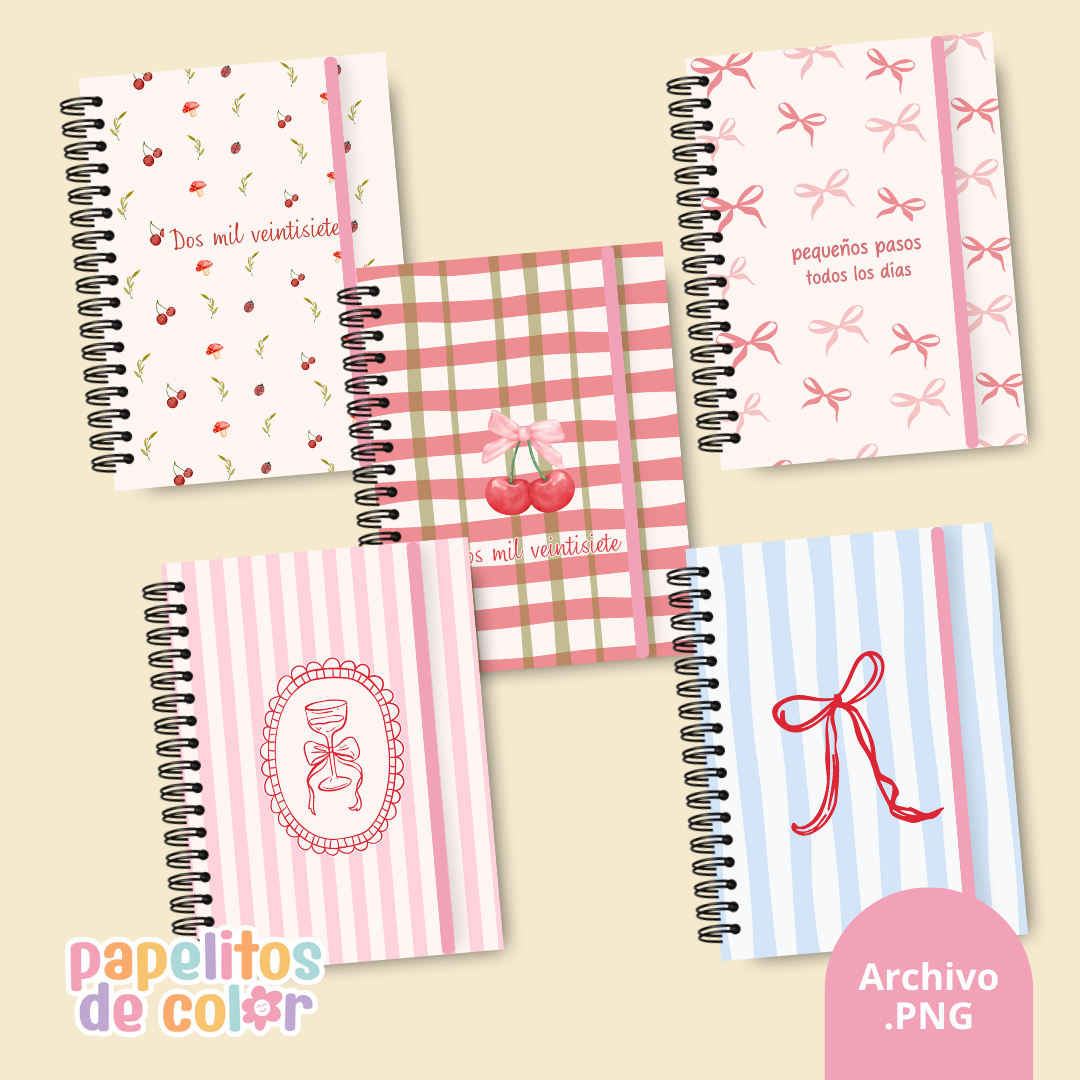 Pack 28 Portadas Agendas – Kit 8