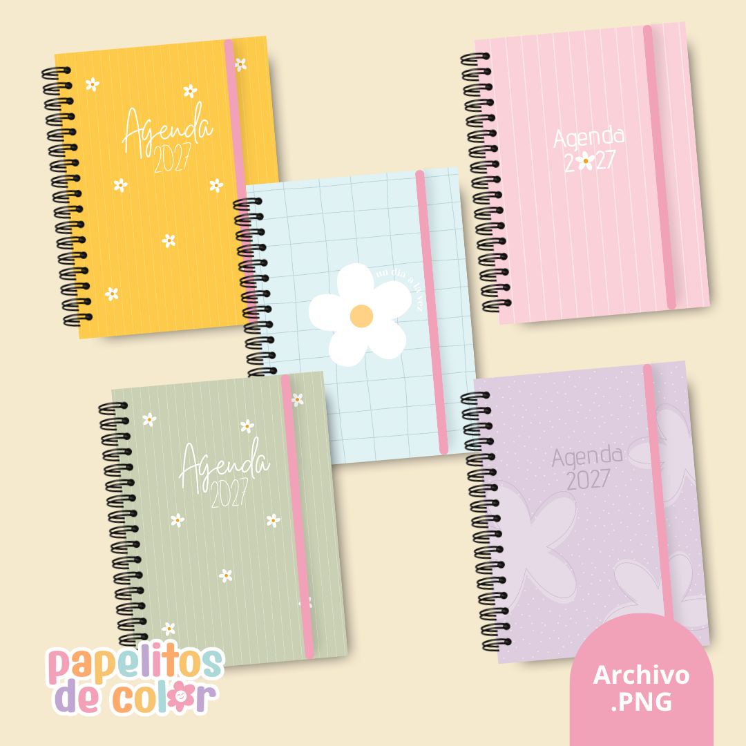 Pack 25 Portadas Agendas - Kit 2