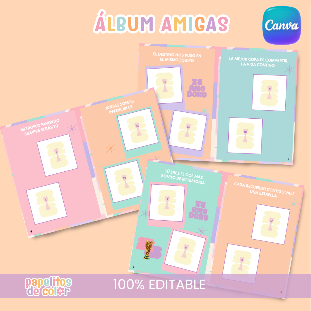 ⚽ Álbum Mundial - Día del Amigo ✨