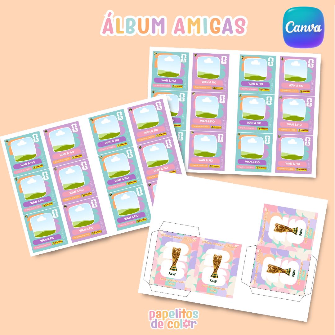 ⚽ Álbum Mundial - Día del Amigo ✨