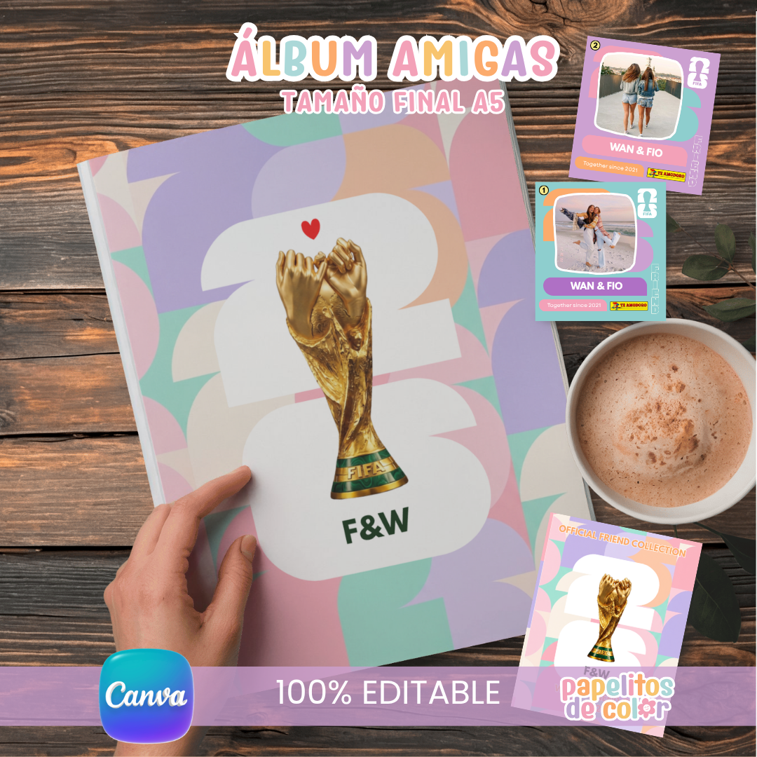 ⚽ Álbum Mundial - Día del Amigo ✨