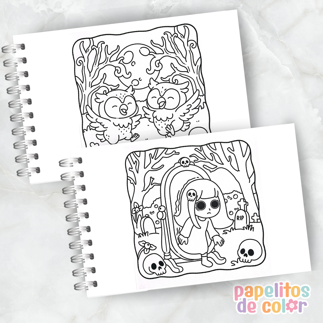 👻🖍️ Libro para Pintar Spooky Boo  ✨