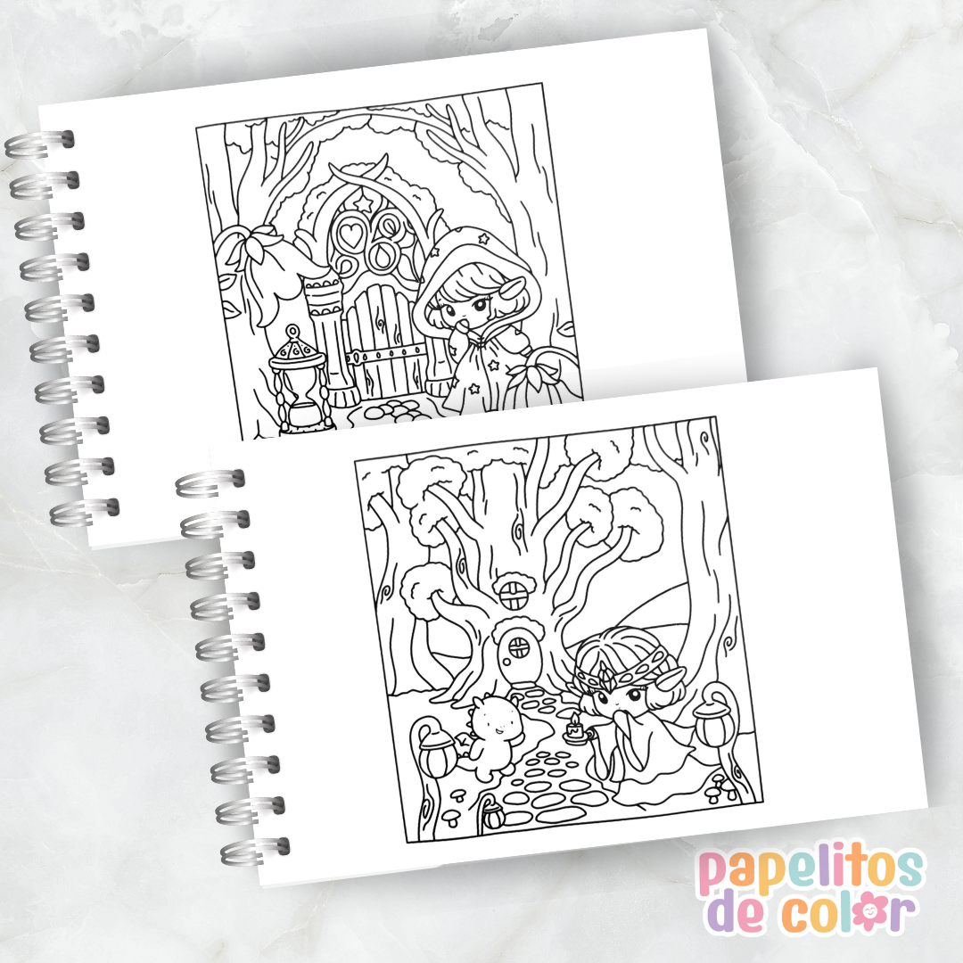 🎨🩷 Libro para Pintar Bibbis Hidden  ✨