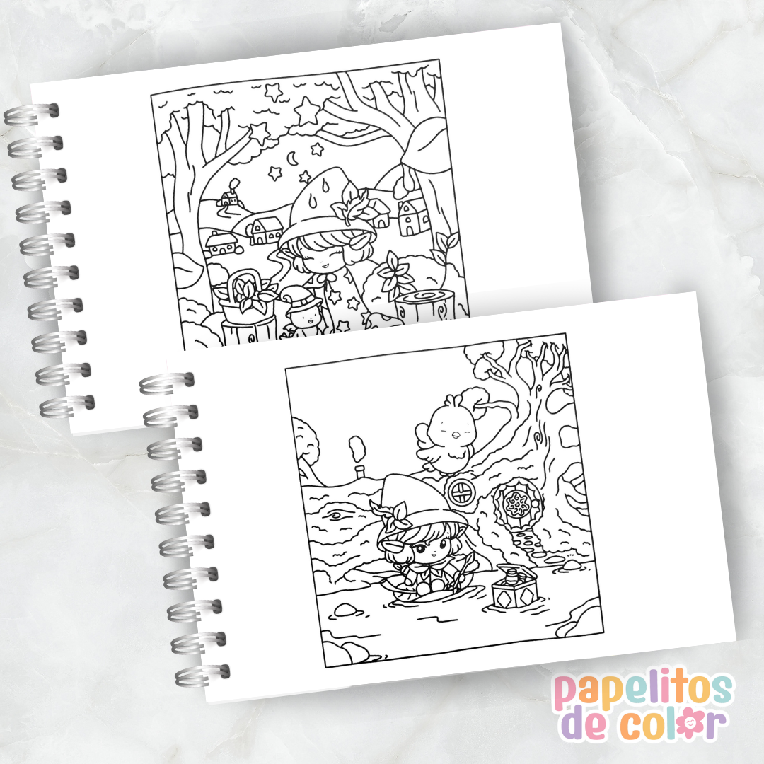 🎨🩷 Libro para Pintar Bibbis Hidden  ✨