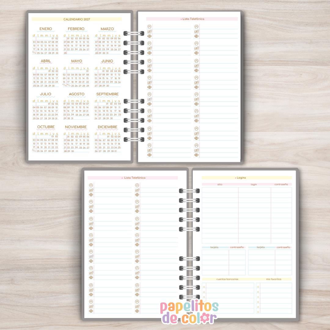 ✨ Agenda Comforta - Diaria 2027 💛