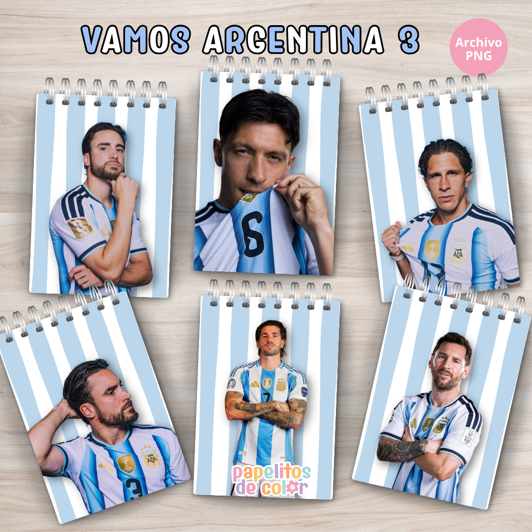 kit anotadores Vamos argentina vol.3