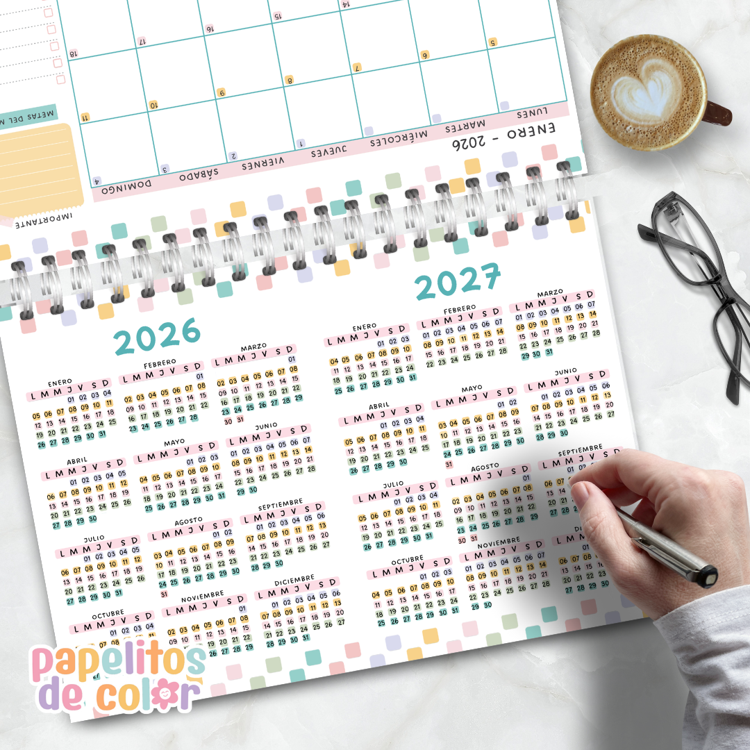 🌈 Combo Colores – Papelería Creativa 2026 🌈