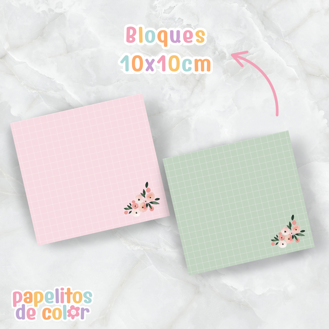 🌸✨ Combo Jardín – Papelería Delicada ✨🌸