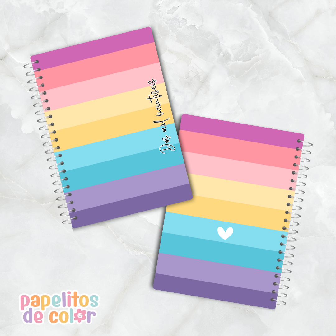 Agenda Semanal Colores 2026 🌈