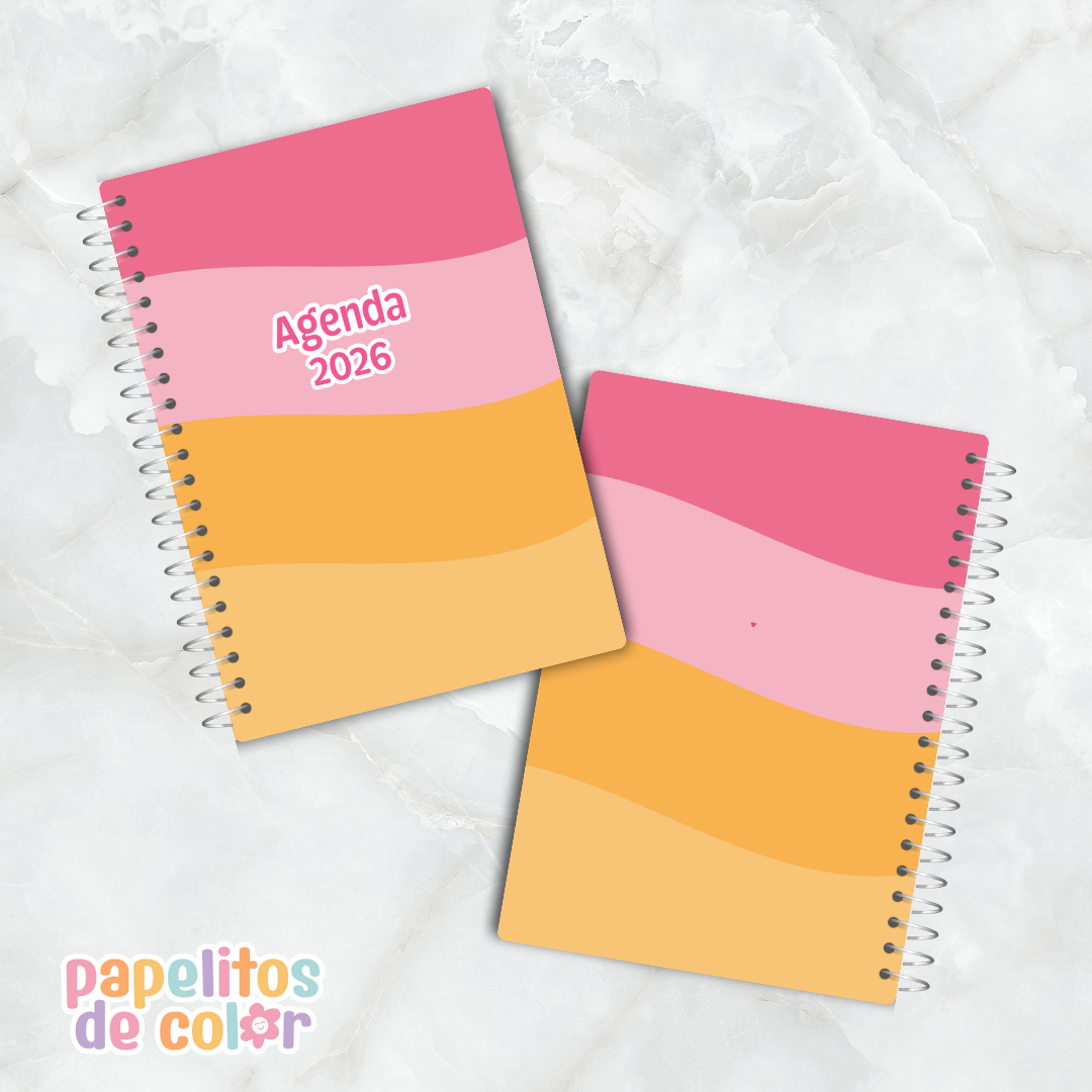 Agenda Semanal Colores 2026 🌈
