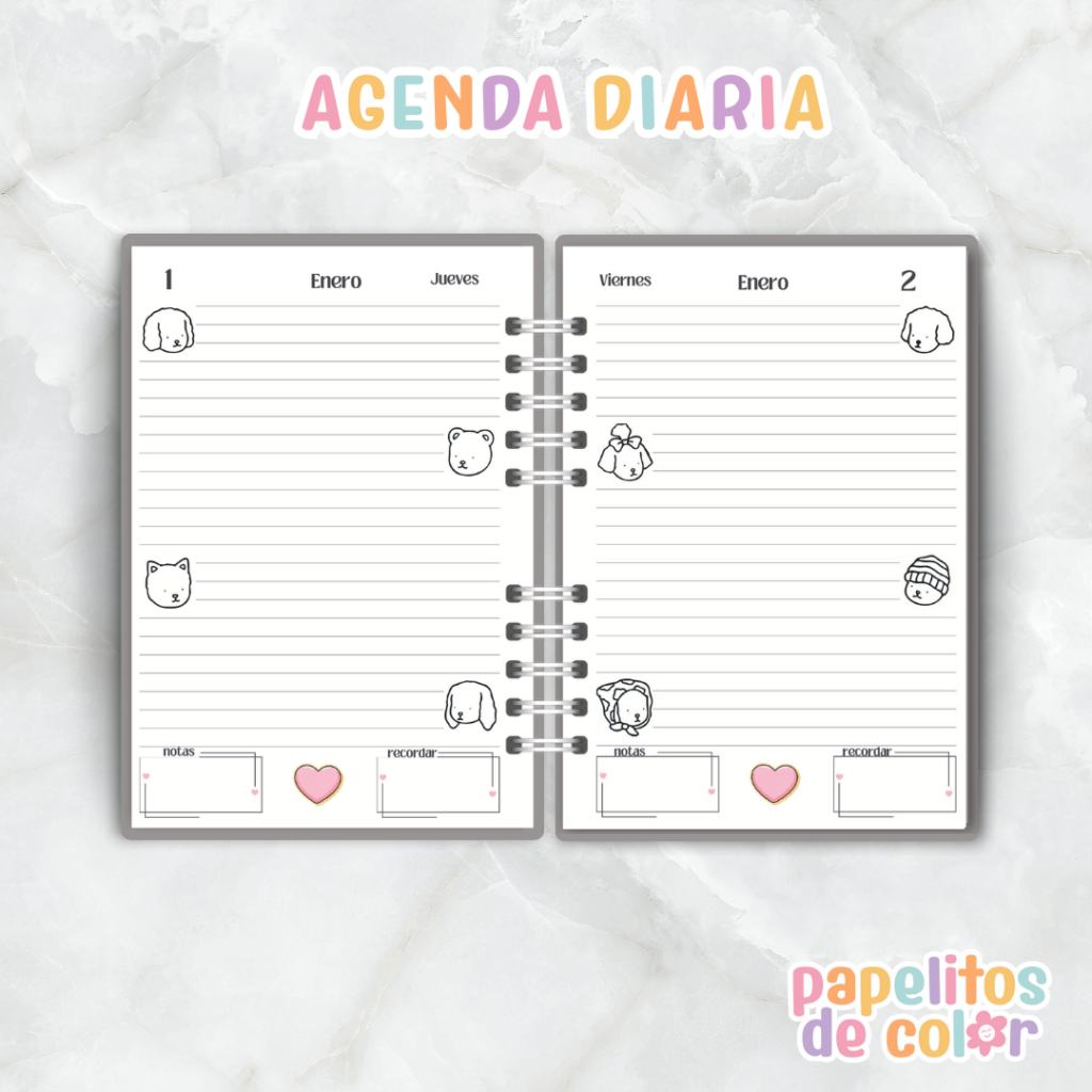 🐻Agenda Bobbie Goods 2 – 2026✨