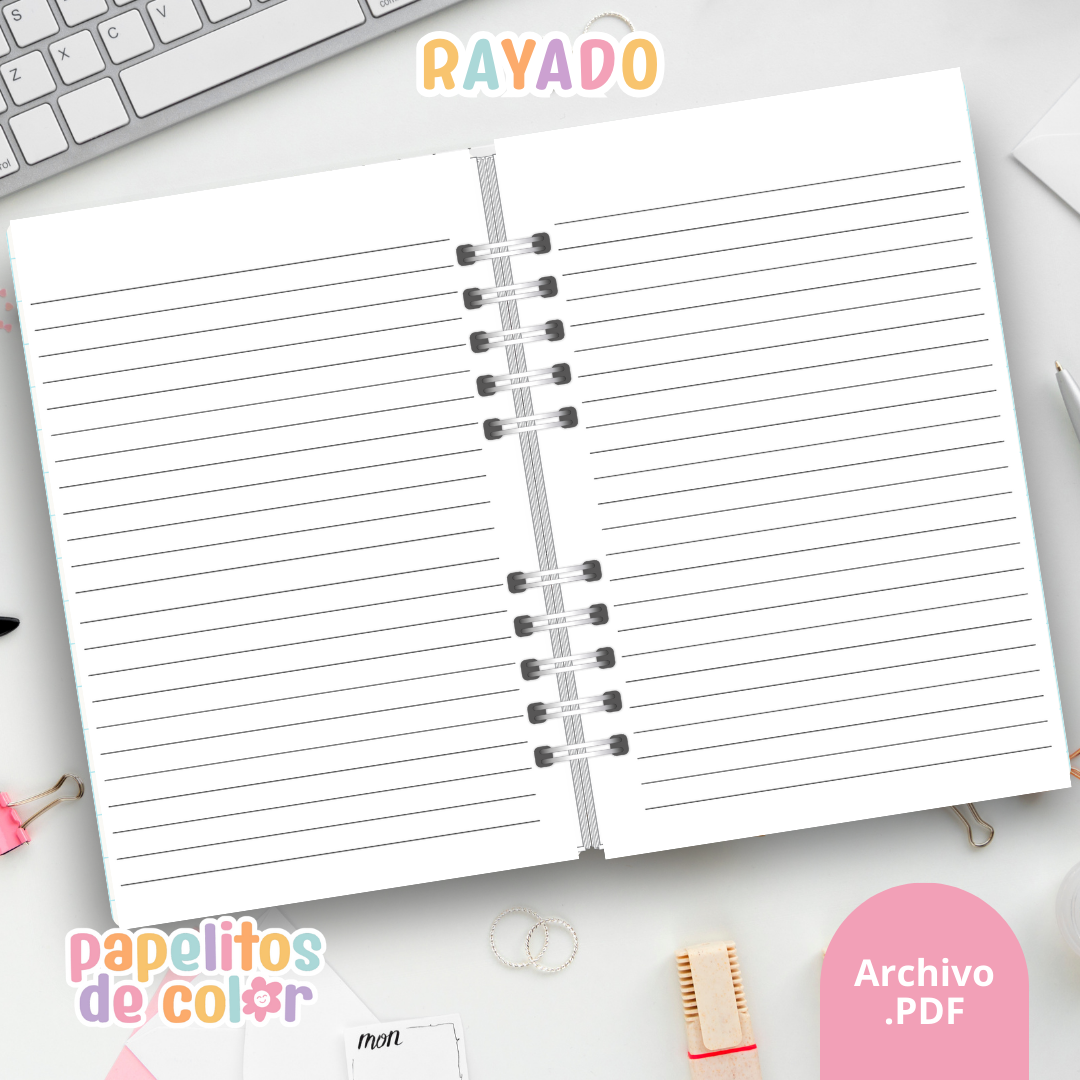 Interiores para Cuadernos – A5 y A4