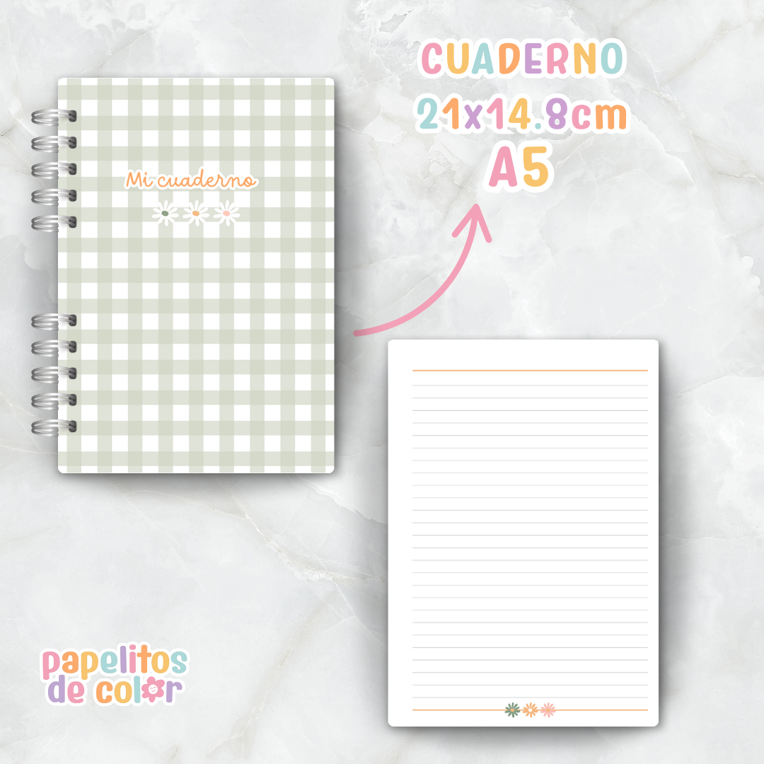Combo Margaritas – Pack de papelería 🌼✨