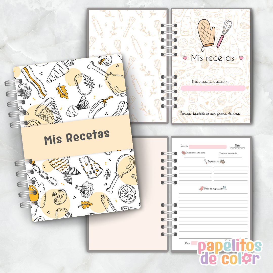 Recetario para Mamá – Imprimible 🍳✨